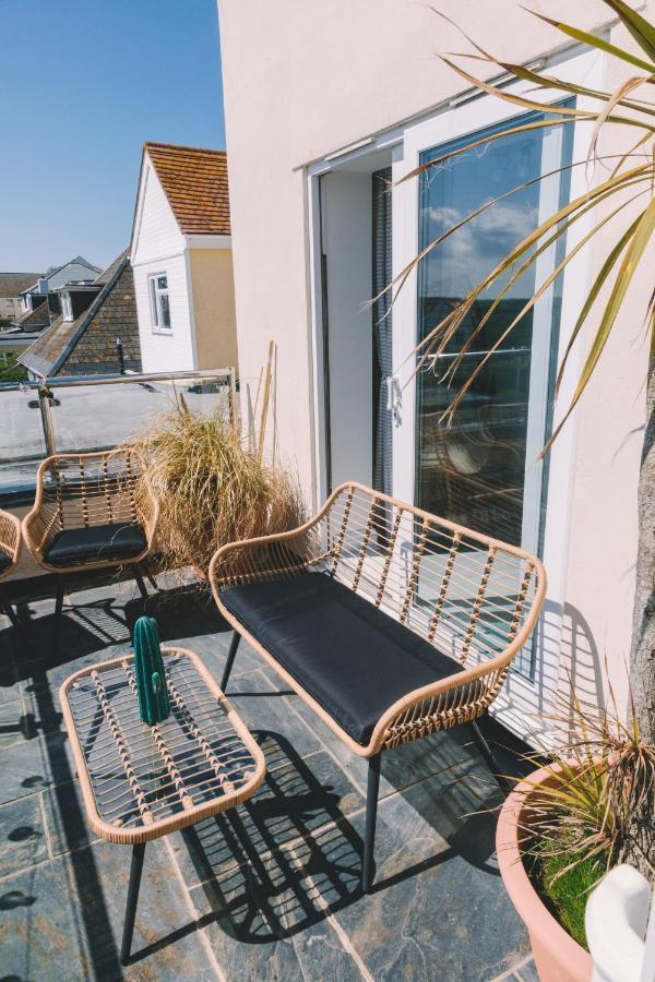 Ferienwohnung Pentire Point - Fully Equipped Eco Escape Crantock Exterior foto